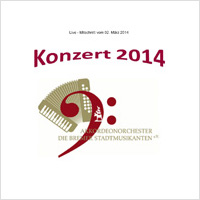CD Cover Jahreskonzert 2014